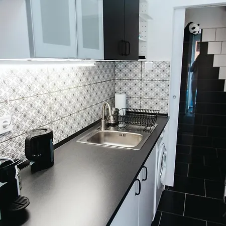 Black & White With A Gift Soft Panda *